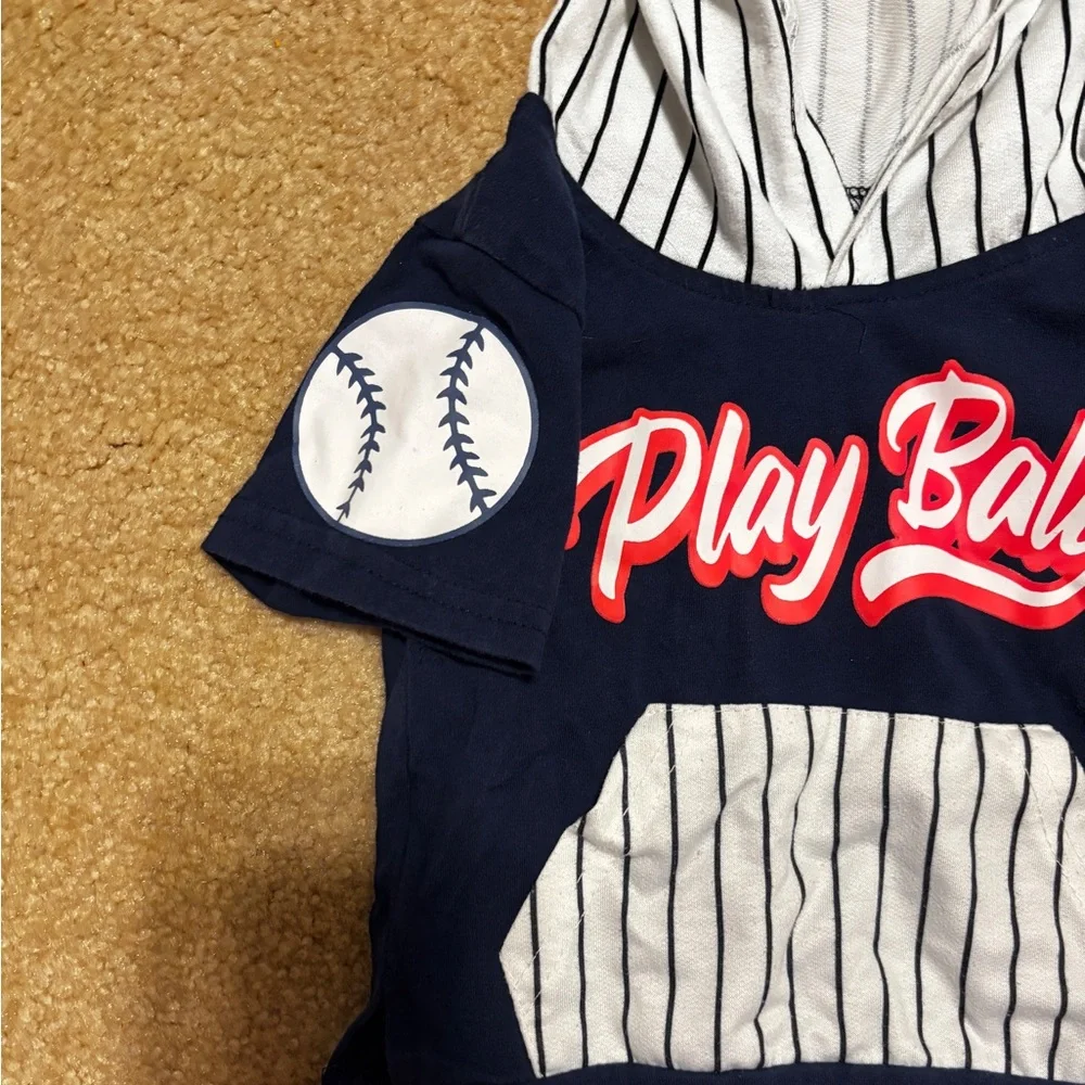 Baseball Hoodie and Shorts Set Size 12-18 Months